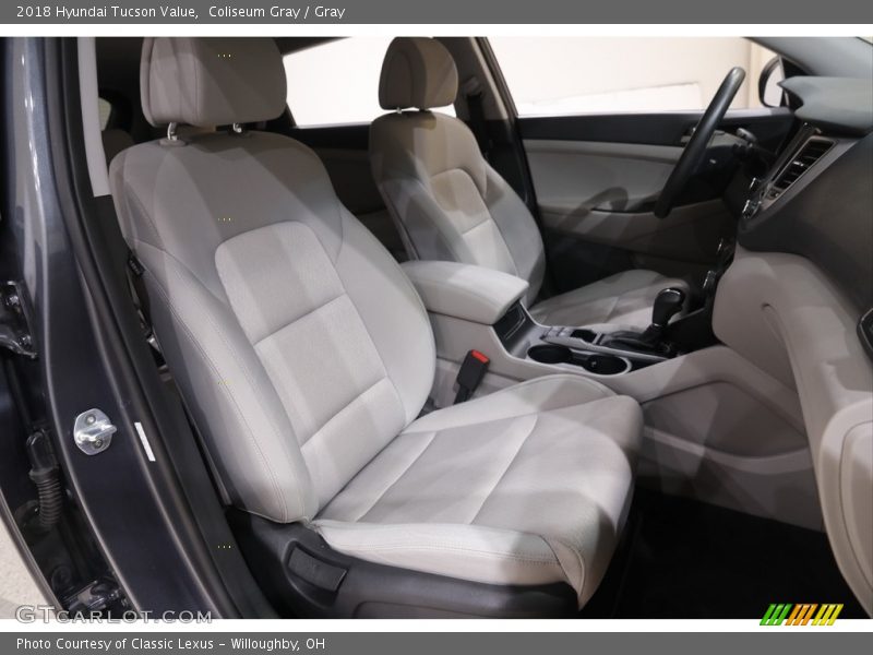  2018 Tucson Value Gray Interior