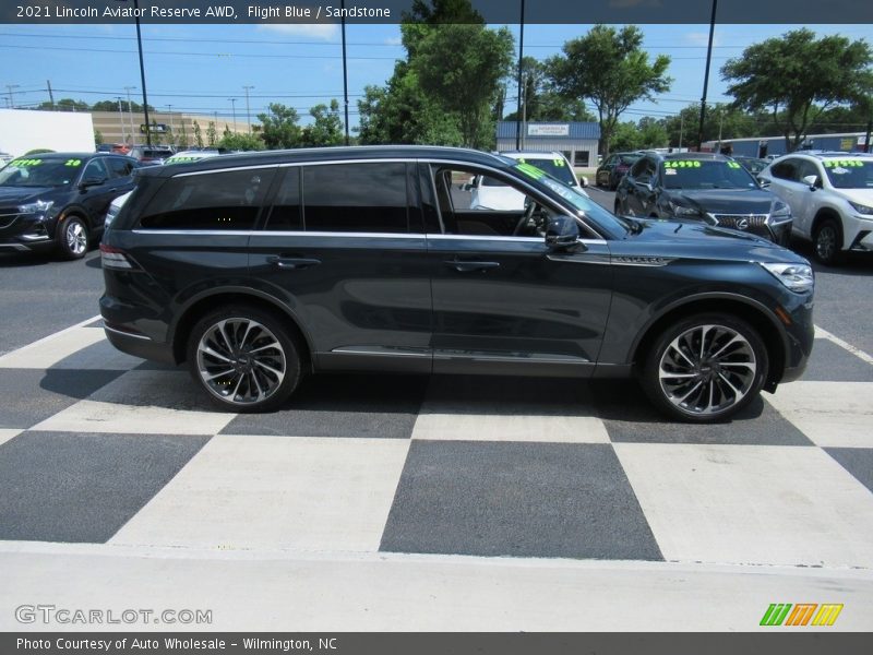 Flight Blue / Sandstone 2021 Lincoln Aviator Reserve AWD