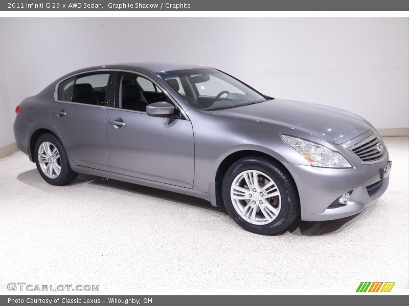 Graphite Shadow / Graphite 2011 Infiniti G 25 x AWD Sedan