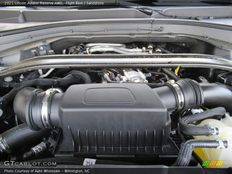 Flight Blue / Sandstone 2021 Lincoln Aviator Reserve AWD