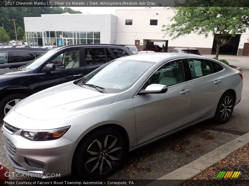 Silver Ice Metallic / Dark Atmosphere/Medium Ash Gray 2017 Chevrolet Malibu LT