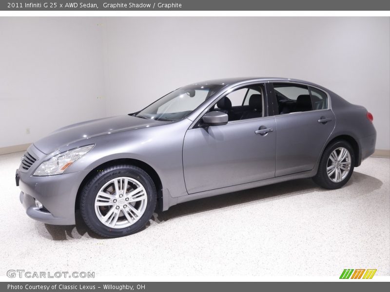 Graphite Shadow / Graphite 2011 Infiniti G 25 x AWD Sedan