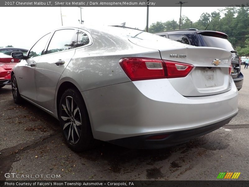 Silver Ice Metallic / Dark Atmosphere/Medium Ash Gray 2017 Chevrolet Malibu LT