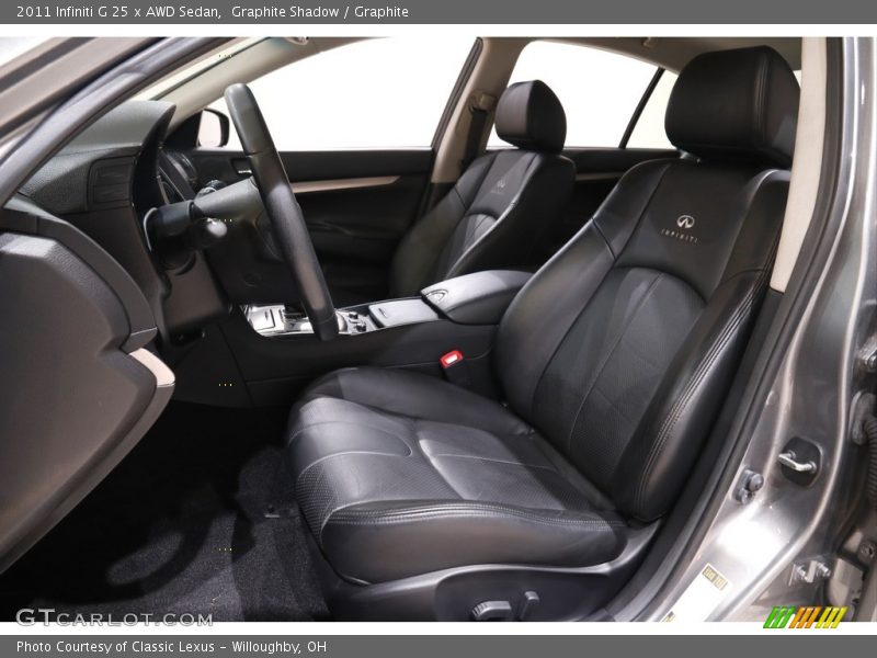 Graphite Shadow / Graphite 2011 Infiniti G 25 x AWD Sedan