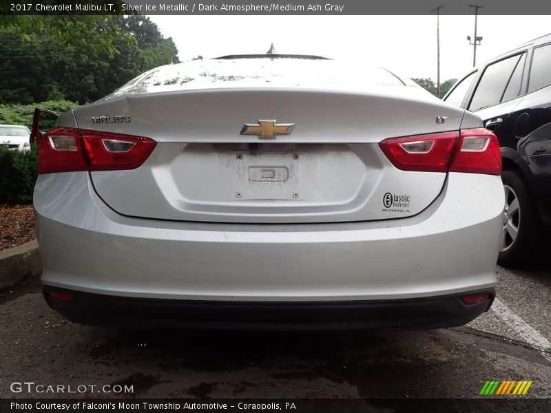 Silver Ice Metallic / Dark Atmosphere/Medium Ash Gray 2017 Chevrolet Malibu LT