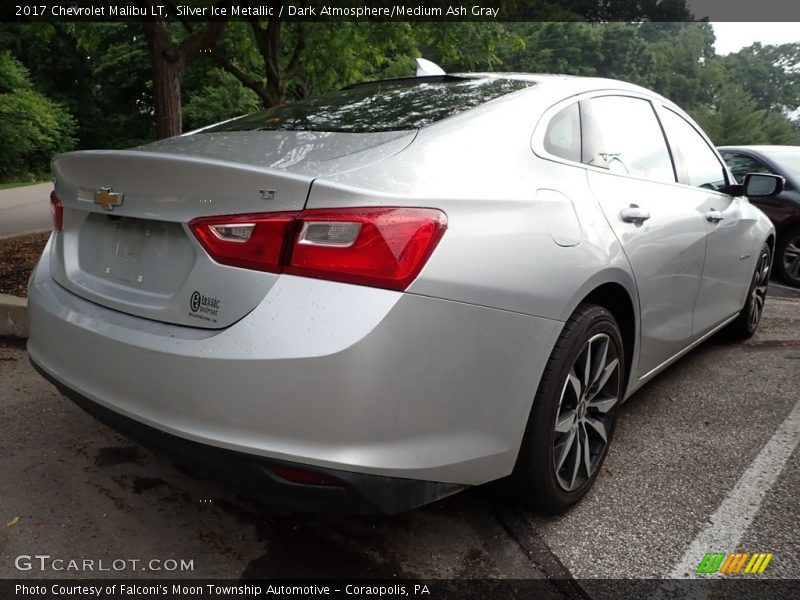 Silver Ice Metallic / Dark Atmosphere/Medium Ash Gray 2017 Chevrolet Malibu LT