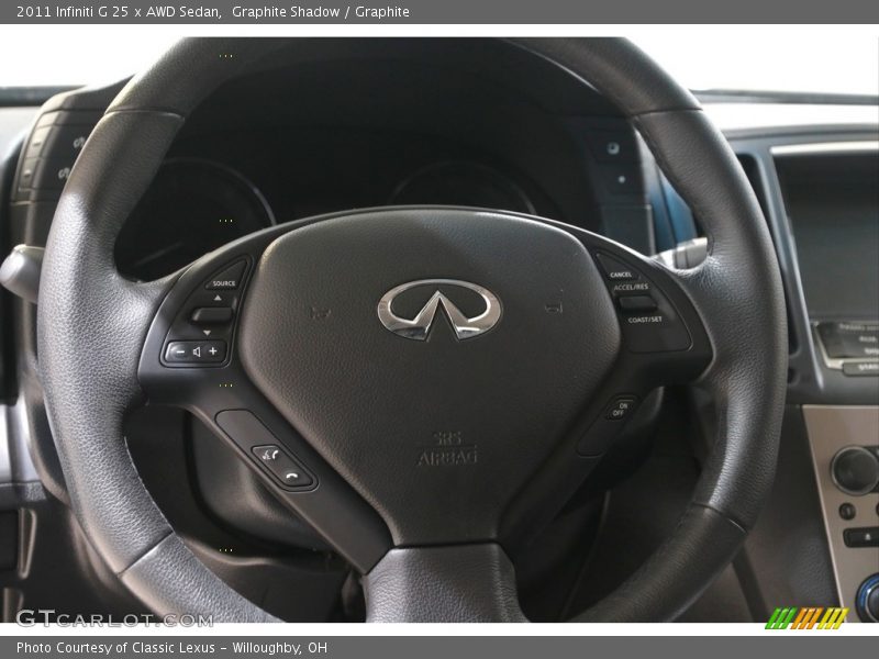 Graphite Shadow / Graphite 2011 Infiniti G 25 x AWD Sedan