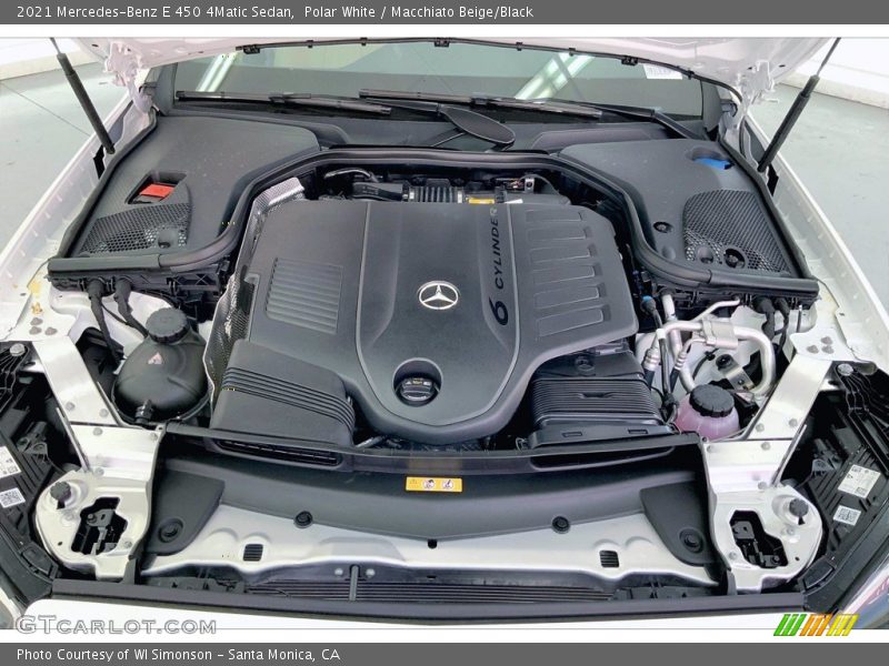 Polar White / Macchiato Beige/Black 2021 Mercedes-Benz E 450 4Matic Sedan