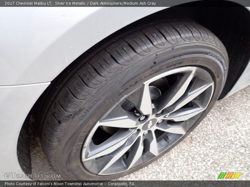 Silver Ice Metallic / Dark Atmosphere/Medium Ash Gray 2017 Chevrolet Malibu LT