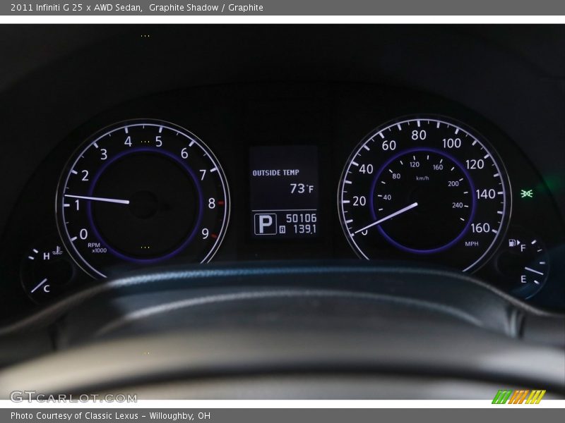 Graphite Shadow / Graphite 2011 Infiniti G 25 x AWD Sedan