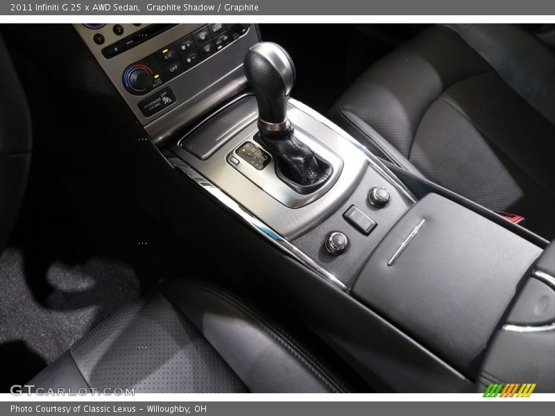 Graphite Shadow / Graphite 2011 Infiniti G 25 x AWD Sedan