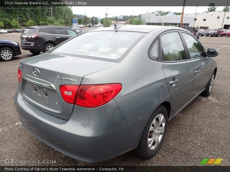 Natural Khaki / Beige 2010 Hyundai Elantra GLS