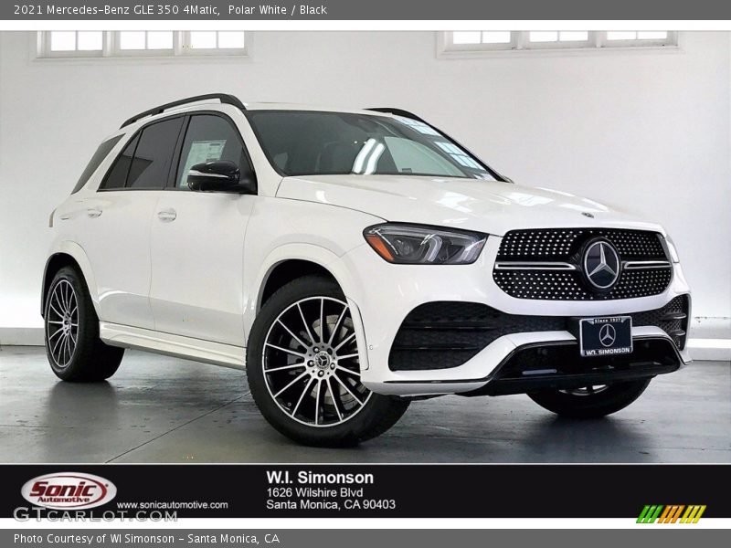 Polar White / Black 2021 Mercedes-Benz GLE 350 4Matic