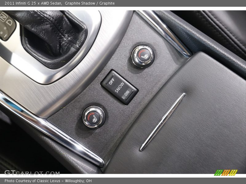 Graphite Shadow / Graphite 2011 Infiniti G 25 x AWD Sedan