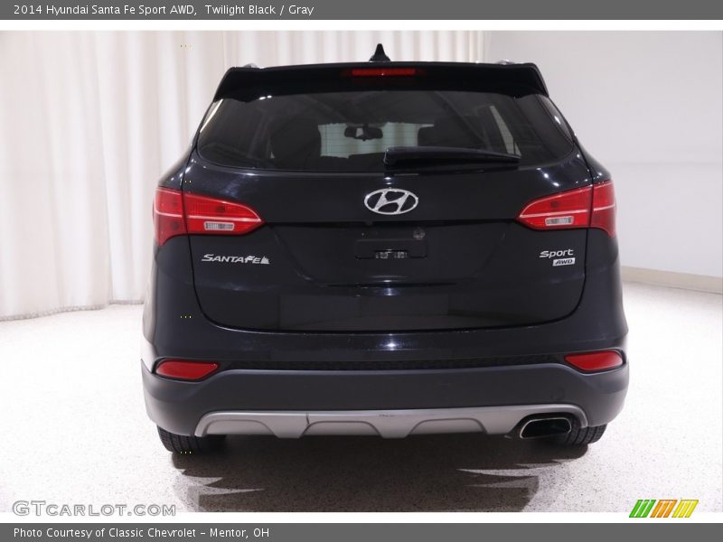 Twilight Black / Gray 2014 Hyundai Santa Fe Sport AWD