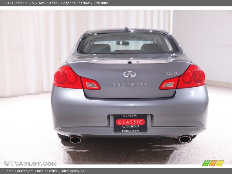 Graphite Shadow / Graphite 2011 Infiniti G 25 x AWD Sedan