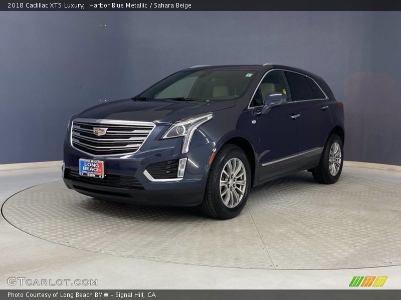 Harbor Blue Metallic / Sahara Beige 2018 Cadillac XT5 Luxury