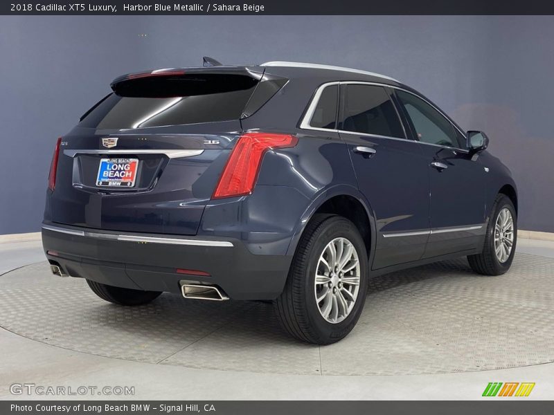 Harbor Blue Metallic / Sahara Beige 2018 Cadillac XT5 Luxury