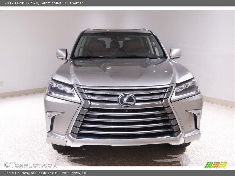 Atomic Silver / Cabernet 2017 Lexus LX 570