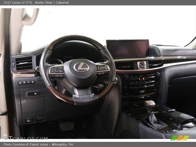 Atomic Silver / Cabernet 2017 Lexus LX 570