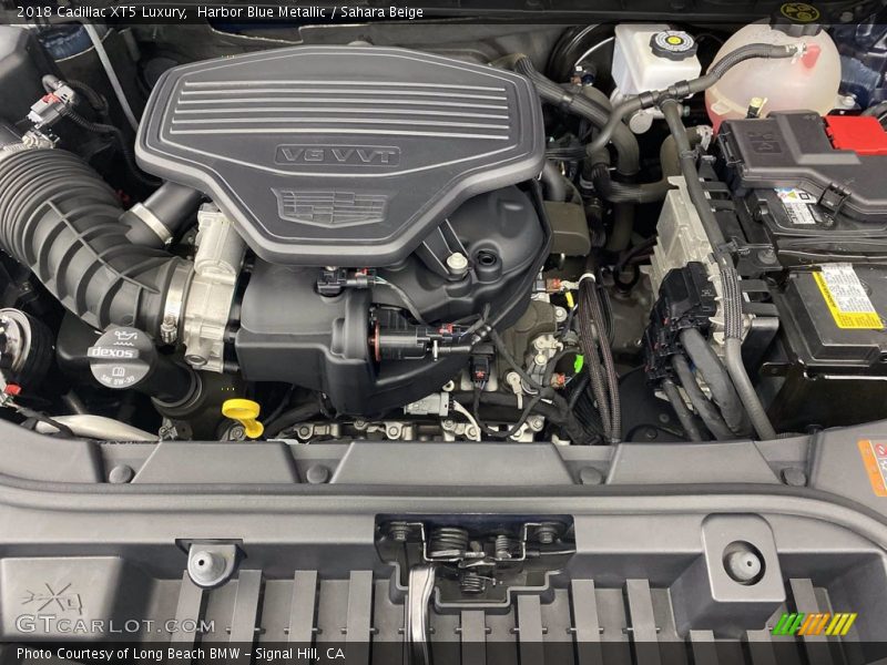 Harbor Blue Metallic / Sahara Beige 2018 Cadillac XT5 Luxury