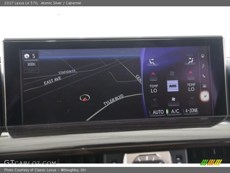 Atomic Silver / Cabernet 2017 Lexus LX 570