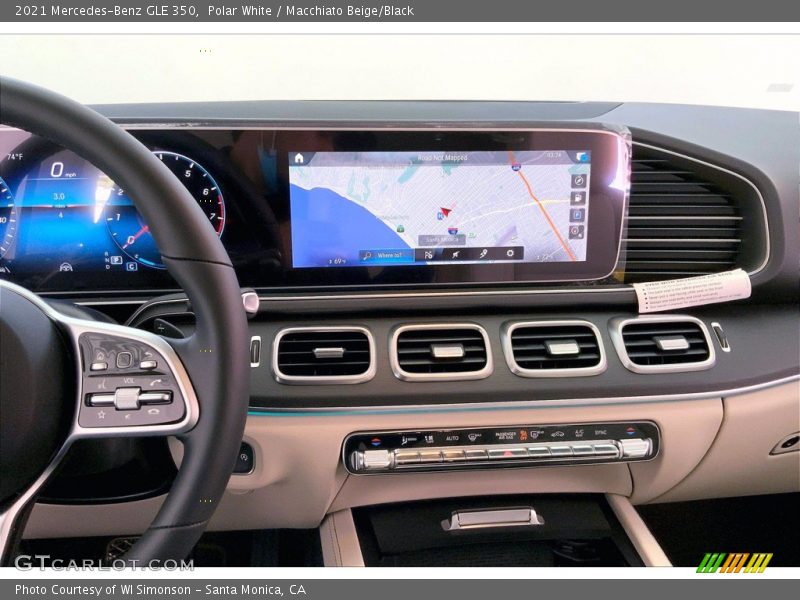 Polar White / Macchiato Beige/Black 2021 Mercedes-Benz GLE 350
