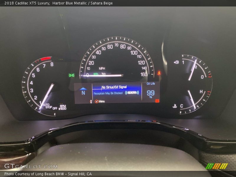 Harbor Blue Metallic / Sahara Beige 2018 Cadillac XT5 Luxury