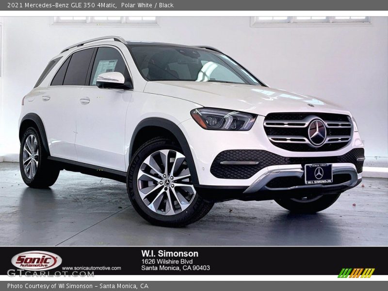 Polar White / Black 2021 Mercedes-Benz GLE 350 4Matic