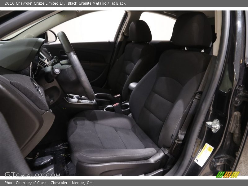 Black Granite Metallic / Jet Black 2016 Chevrolet Cruze Limited LT