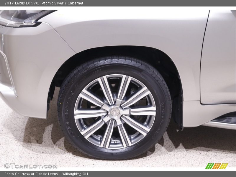 Atomic Silver / Cabernet 2017 Lexus LX 570