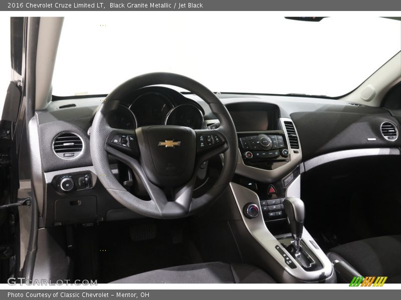 Black Granite Metallic / Jet Black 2016 Chevrolet Cruze Limited LT