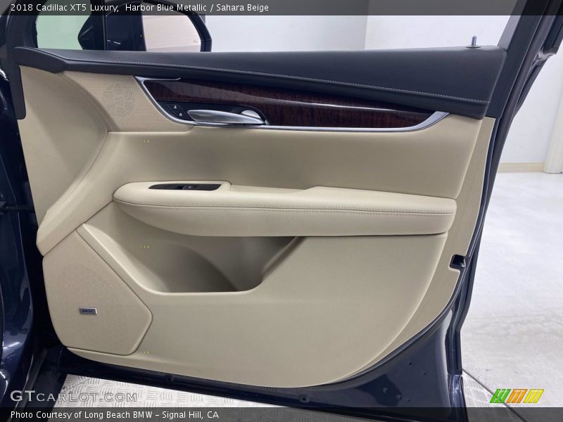 Harbor Blue Metallic / Sahara Beige 2018 Cadillac XT5 Luxury