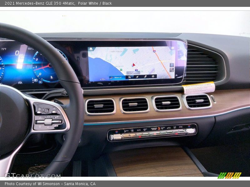 Controls of 2021 GLE 350 4Matic