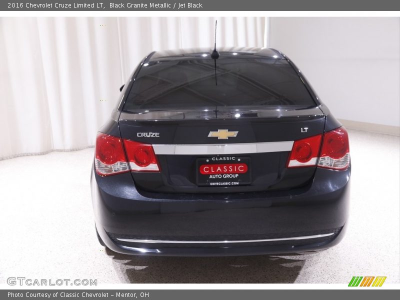 Black Granite Metallic / Jet Black 2016 Chevrolet Cruze Limited LT