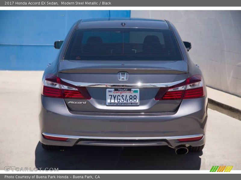 Modern Steel Metallic / Black 2017 Honda Accord EX Sedan