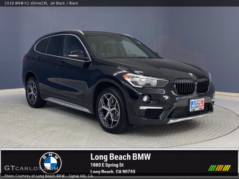 Jet Black / Black 2018 BMW X1 sDrive28i