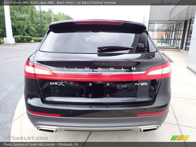 Black Velvet / Jet Black/Chestnut Venetian 2016 Lincoln MKX Black Label AWD