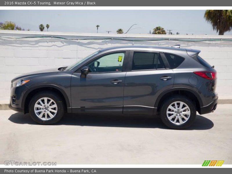 Meteor Gray Mica / Black 2016 Mazda CX-5 Touring