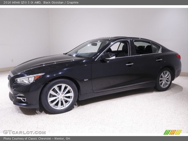 Front 3/4 View of 2016 Q50 3.0t AWD