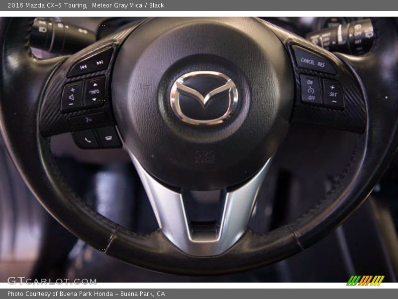 Meteor Gray Mica / Black 2016 Mazda CX-5 Touring