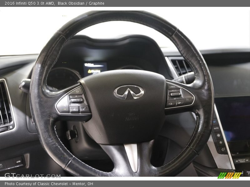  2016 Q50 3.0t AWD Steering Wheel