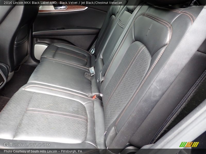Black Velvet / Jet Black/Chestnut Venetian 2016 Lincoln MKX Black Label AWD