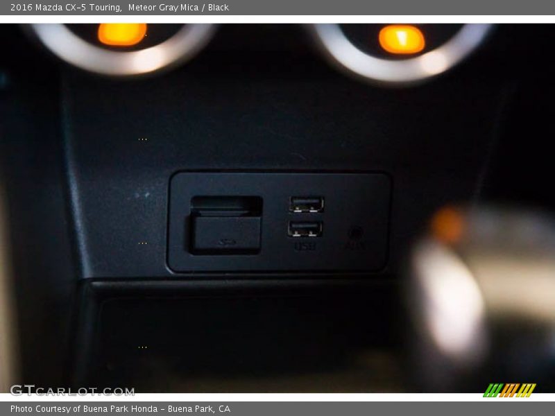 Meteor Gray Mica / Black 2016 Mazda CX-5 Touring