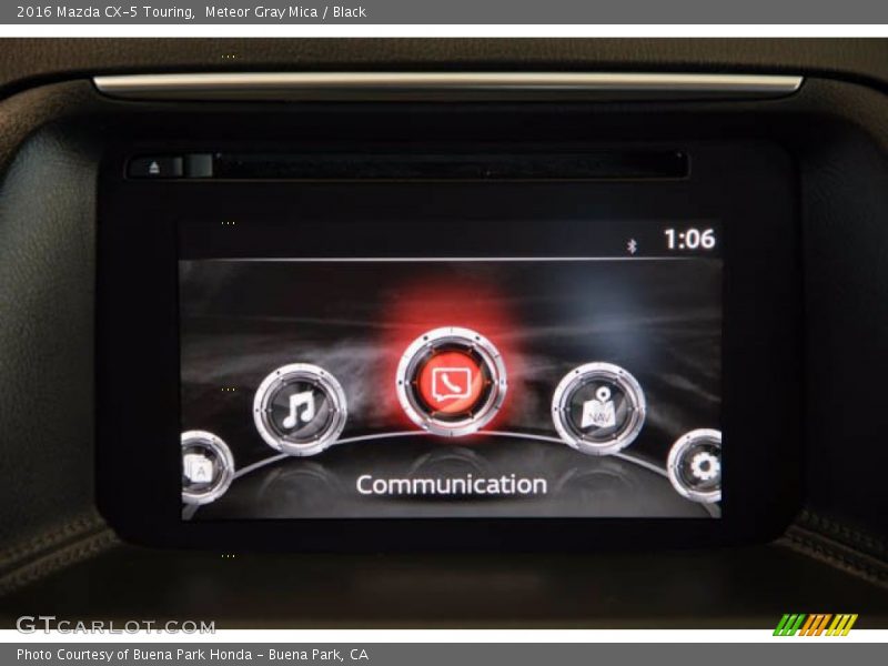 Meteor Gray Mica / Black 2016 Mazda CX-5 Touring