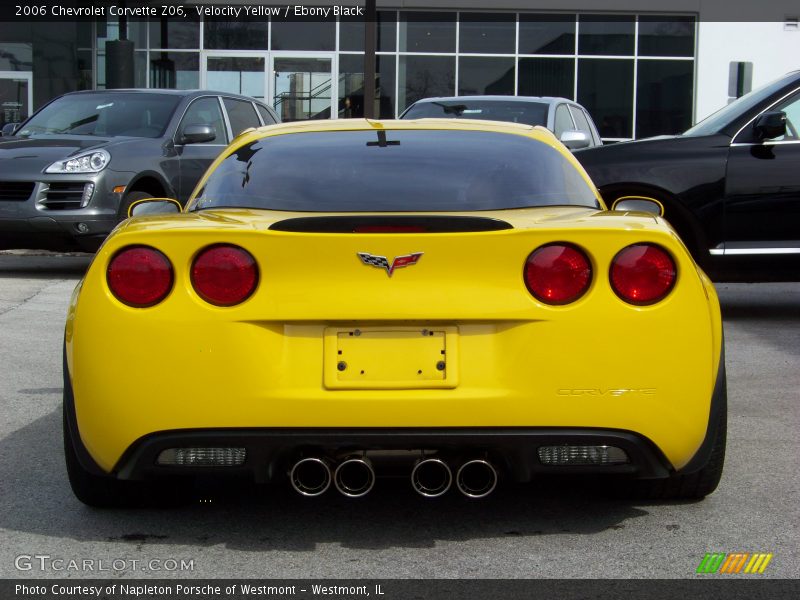 Velocity Yellow / Ebony Black 2006 Chevrolet Corvette Z06