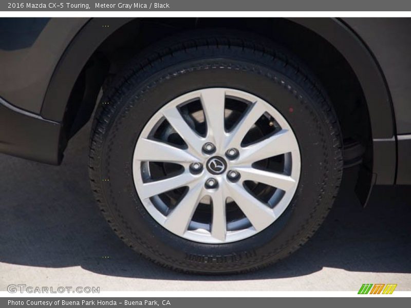 Meteor Gray Mica / Black 2016 Mazda CX-5 Touring