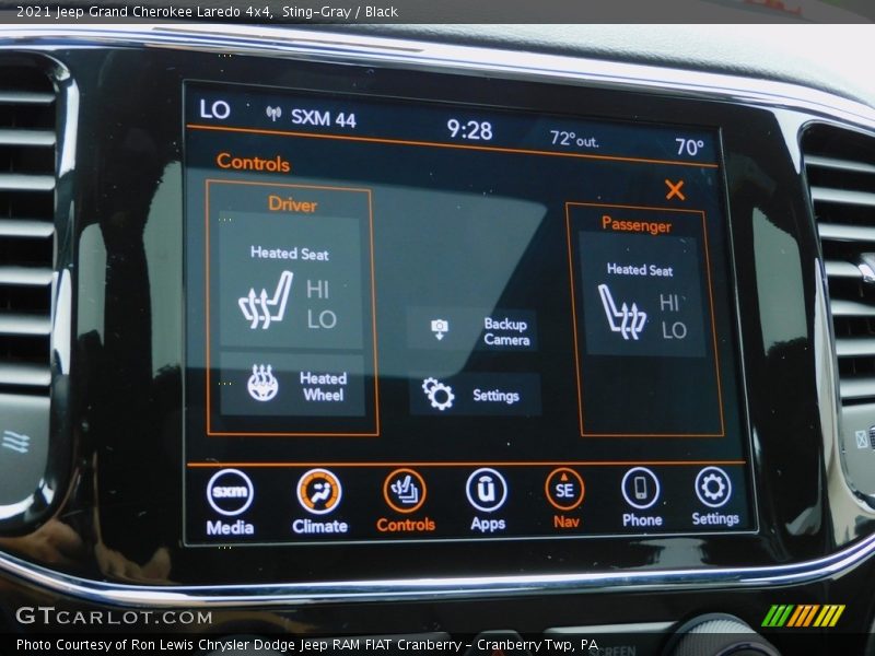 Sting-Gray / Black 2021 Jeep Grand Cherokee Laredo 4x4