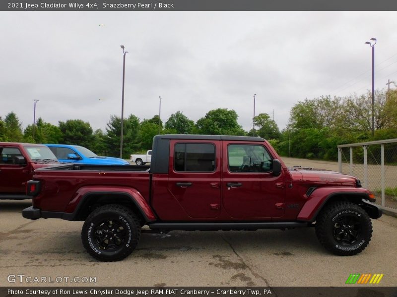 Snazzberry Pearl / Black 2021 Jeep Gladiator Willys 4x4