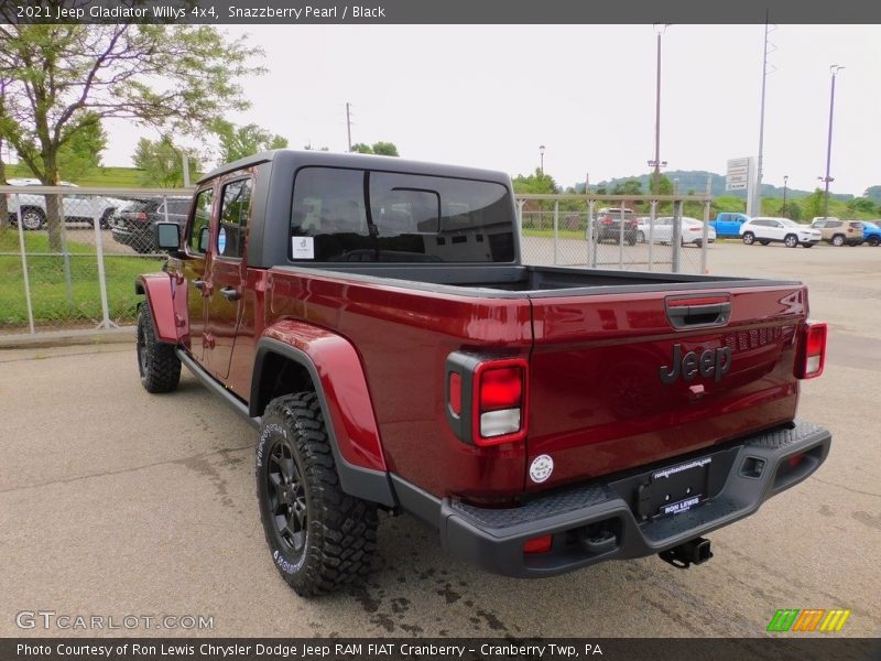 Snazzberry Pearl / Black 2021 Jeep Gladiator Willys 4x4